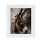 Stupell Industries All Ears Donkey Framed Print Under Glass, design by Robin-Lee Viera